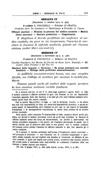 La giustizia amministrativa raccolta di decisioni e pareri del Consiglio di Stato, decisioni della Corte dei conti, sentenze della Cassazione di Roma, e decisioni delle Giunte provinciali amministrative