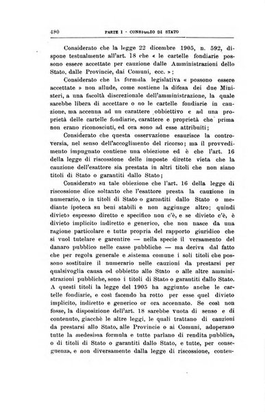 La giustizia amministrativa raccolta di decisioni e pareri del Consiglio di Stato, decisioni della Corte dei conti, sentenze della Cassazione di Roma, e decisioni delle Giunte provinciali amministrative