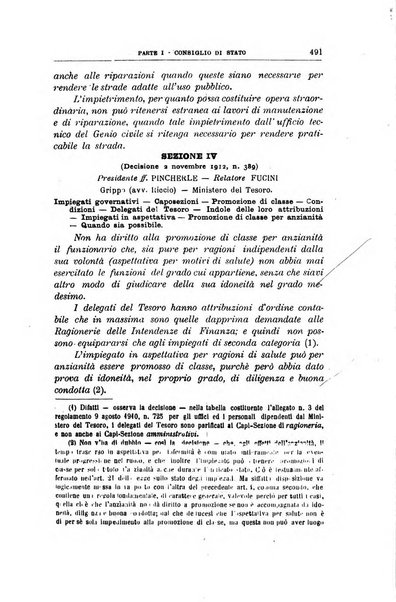 La giustizia amministrativa raccolta di decisioni e pareri del Consiglio di Stato, decisioni della Corte dei conti, sentenze della Cassazione di Roma, e decisioni delle Giunte provinciali amministrative