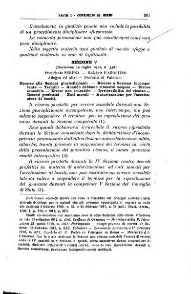 La giustizia amministrativa raccolta di decisioni e pareri del Consiglio di Stato, decisioni della Corte dei conti, sentenze della Cassazione di Roma, e decisioni delle Giunte provinciali amministrative