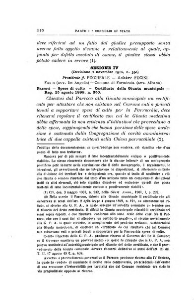 La giustizia amministrativa raccolta di decisioni e pareri del Consiglio di Stato, decisioni della Corte dei conti, sentenze della Cassazione di Roma, e decisioni delle Giunte provinciali amministrative