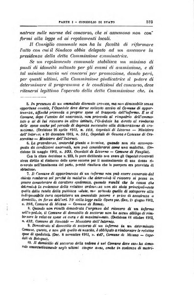 La giustizia amministrativa raccolta di decisioni e pareri del Consiglio di Stato, decisioni della Corte dei conti, sentenze della Cassazione di Roma, e decisioni delle Giunte provinciali amministrative