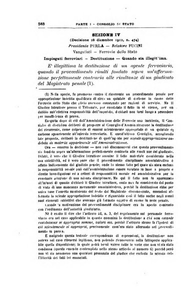 La giustizia amministrativa raccolta di decisioni e pareri del Consiglio di Stato, decisioni della Corte dei conti, sentenze della Cassazione di Roma, e decisioni delle Giunte provinciali amministrative