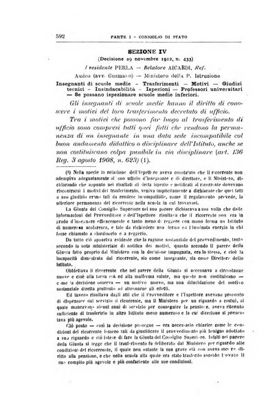 La giustizia amministrativa raccolta di decisioni e pareri del Consiglio di Stato, decisioni della Corte dei conti, sentenze della Cassazione di Roma, e decisioni delle Giunte provinciali amministrative