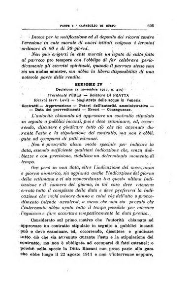 La giustizia amministrativa raccolta di decisioni e pareri del Consiglio di Stato, decisioni della Corte dei conti, sentenze della Cassazione di Roma, e decisioni delle Giunte provinciali amministrative