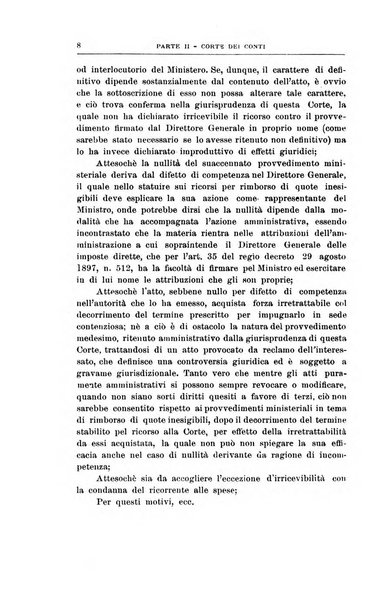 La giustizia amministrativa raccolta di decisioni e pareri del Consiglio di Stato, decisioni della Corte dei conti, sentenze della Cassazione di Roma, e decisioni delle Giunte provinciali amministrative