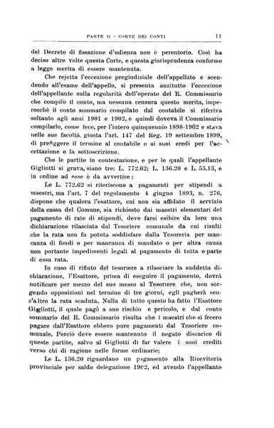 La giustizia amministrativa raccolta di decisioni e pareri del Consiglio di Stato, decisioni della Corte dei conti, sentenze della Cassazione di Roma, e decisioni delle Giunte provinciali amministrative