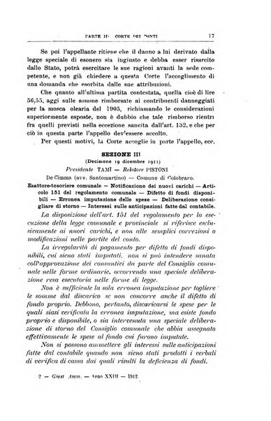 La giustizia amministrativa raccolta di decisioni e pareri del Consiglio di Stato, decisioni della Corte dei conti, sentenze della Cassazione di Roma, e decisioni delle Giunte provinciali amministrative