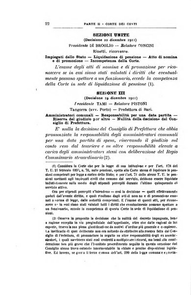 La giustizia amministrativa raccolta di decisioni e pareri del Consiglio di Stato, decisioni della Corte dei conti, sentenze della Cassazione di Roma, e decisioni delle Giunte provinciali amministrative