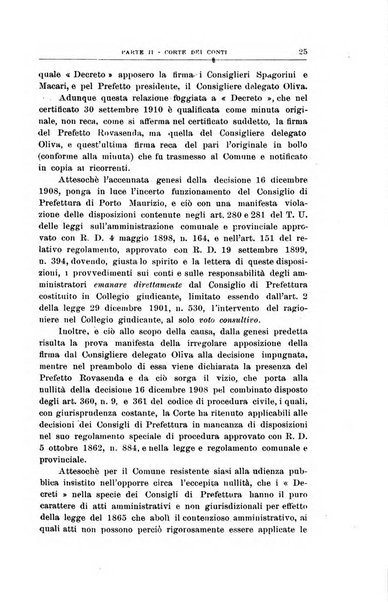 La giustizia amministrativa raccolta di decisioni e pareri del Consiglio di Stato, decisioni della Corte dei conti, sentenze della Cassazione di Roma, e decisioni delle Giunte provinciali amministrative