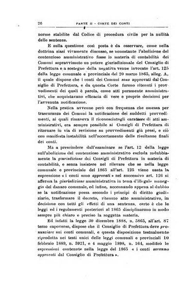 La giustizia amministrativa raccolta di decisioni e pareri del Consiglio di Stato, decisioni della Corte dei conti, sentenze della Cassazione di Roma, e decisioni delle Giunte provinciali amministrative