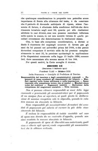 La giustizia amministrativa raccolta di decisioni e pareri del Consiglio di Stato, decisioni della Corte dei conti, sentenze della Cassazione di Roma, e decisioni delle Giunte provinciali amministrative