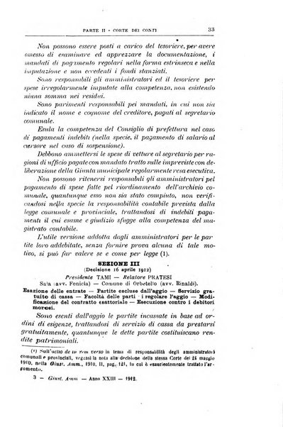 La giustizia amministrativa raccolta di decisioni e pareri del Consiglio di Stato, decisioni della Corte dei conti, sentenze della Cassazione di Roma, e decisioni delle Giunte provinciali amministrative