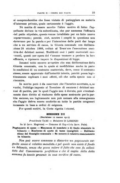 La giustizia amministrativa raccolta di decisioni e pareri del Consiglio di Stato, decisioni della Corte dei conti, sentenze della Cassazione di Roma, e decisioni delle Giunte provinciali amministrative