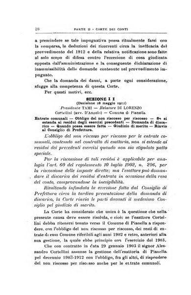 La giustizia amministrativa raccolta di decisioni e pareri del Consiglio di Stato, decisioni della Corte dei conti, sentenze della Cassazione di Roma, e decisioni delle Giunte provinciali amministrative