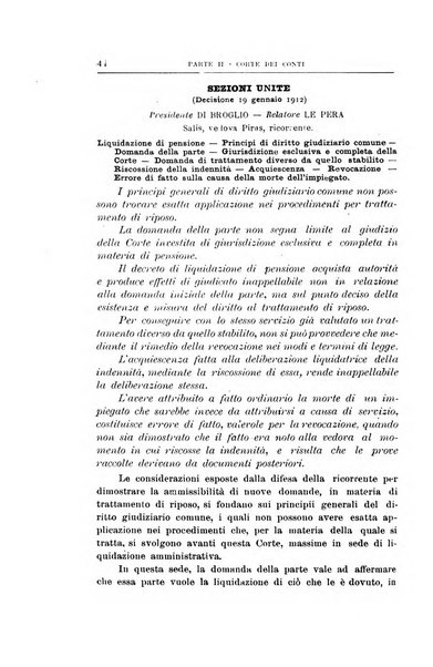 La giustizia amministrativa raccolta di decisioni e pareri del Consiglio di Stato, decisioni della Corte dei conti, sentenze della Cassazione di Roma, e decisioni delle Giunte provinciali amministrative