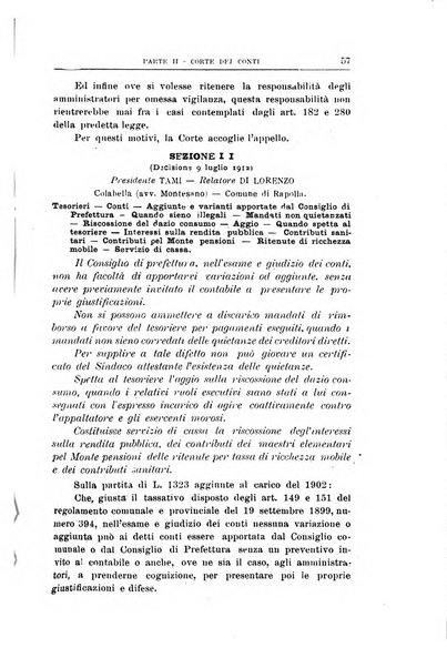 La giustizia amministrativa raccolta di decisioni e pareri del Consiglio di Stato, decisioni della Corte dei conti, sentenze della Cassazione di Roma, e decisioni delle Giunte provinciali amministrative