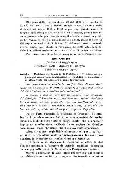 La giustizia amministrativa raccolta di decisioni e pareri del Consiglio di Stato, decisioni della Corte dei conti, sentenze della Cassazione di Roma, e decisioni delle Giunte provinciali amministrative