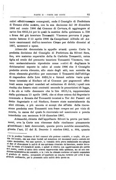 La giustizia amministrativa raccolta di decisioni e pareri del Consiglio di Stato, decisioni della Corte dei conti, sentenze della Cassazione di Roma, e decisioni delle Giunte provinciali amministrative