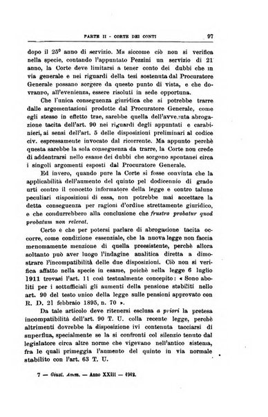 La giustizia amministrativa raccolta di decisioni e pareri del Consiglio di Stato, decisioni della Corte dei conti, sentenze della Cassazione di Roma, e decisioni delle Giunte provinciali amministrative