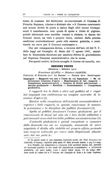 La giustizia amministrativa raccolta di decisioni e pareri del Consiglio di Stato, decisioni della Corte dei conti, sentenze della Cassazione di Roma, e decisioni delle Giunte provinciali amministrative