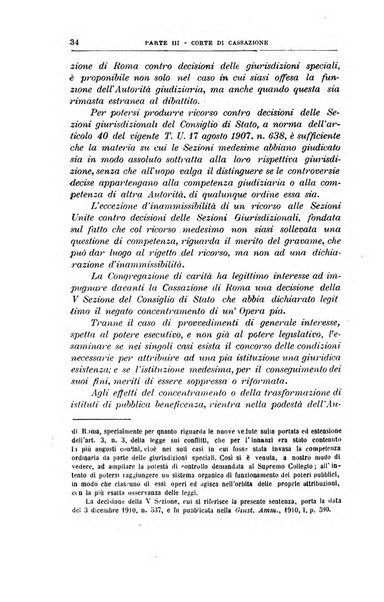 La giustizia amministrativa raccolta di decisioni e pareri del Consiglio di Stato, decisioni della Corte dei conti, sentenze della Cassazione di Roma, e decisioni delle Giunte provinciali amministrative