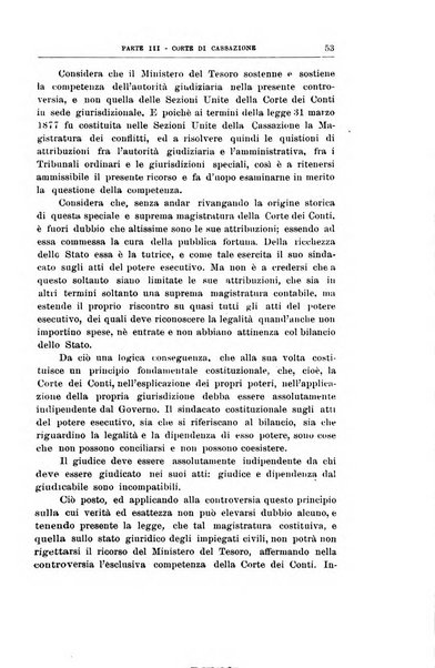 La giustizia amministrativa raccolta di decisioni e pareri del Consiglio di Stato, decisioni della Corte dei conti, sentenze della Cassazione di Roma, e decisioni delle Giunte provinciali amministrative