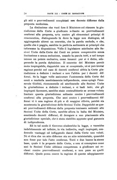 La giustizia amministrativa raccolta di decisioni e pareri del Consiglio di Stato, decisioni della Corte dei conti, sentenze della Cassazione di Roma, e decisioni delle Giunte provinciali amministrative