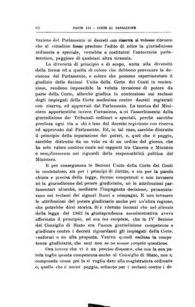 La giustizia amministrativa raccolta di decisioni e pareri del Consiglio di Stato, decisioni della Corte dei conti, sentenze della Cassazione di Roma, e decisioni delle Giunte provinciali amministrative