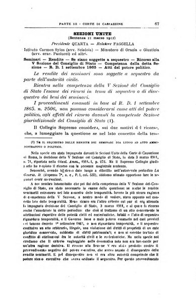 La giustizia amministrativa raccolta di decisioni e pareri del Consiglio di Stato, decisioni della Corte dei conti, sentenze della Cassazione di Roma, e decisioni delle Giunte provinciali amministrative