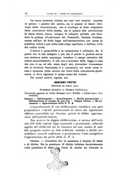 La giustizia amministrativa raccolta di decisioni e pareri del Consiglio di Stato, decisioni della Corte dei conti, sentenze della Cassazione di Roma, e decisioni delle Giunte provinciali amministrative