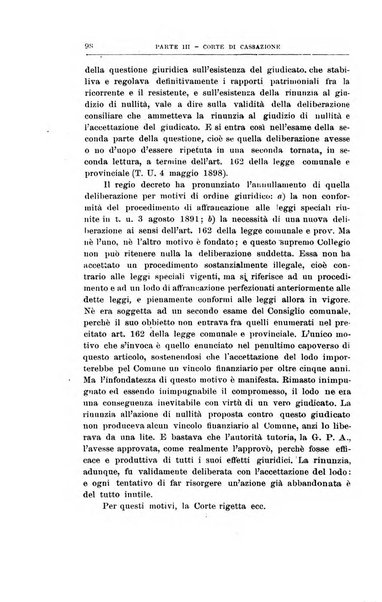 La giustizia amministrativa raccolta di decisioni e pareri del Consiglio di Stato, decisioni della Corte dei conti, sentenze della Cassazione di Roma, e decisioni delle Giunte provinciali amministrative