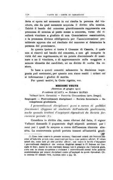 La giustizia amministrativa raccolta di decisioni e pareri del Consiglio di Stato, decisioni della Corte dei conti, sentenze della Cassazione di Roma, e decisioni delle Giunte provinciali amministrative