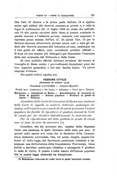 La giustizia amministrativa raccolta di decisioni e pareri del Consiglio di Stato, decisioni della Corte dei conti, sentenze della Cassazione di Roma, e decisioni delle Giunte provinciali amministrative