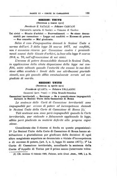 La giustizia amministrativa raccolta di decisioni e pareri del Consiglio di Stato, decisioni della Corte dei conti, sentenze della Cassazione di Roma, e decisioni delle Giunte provinciali amministrative