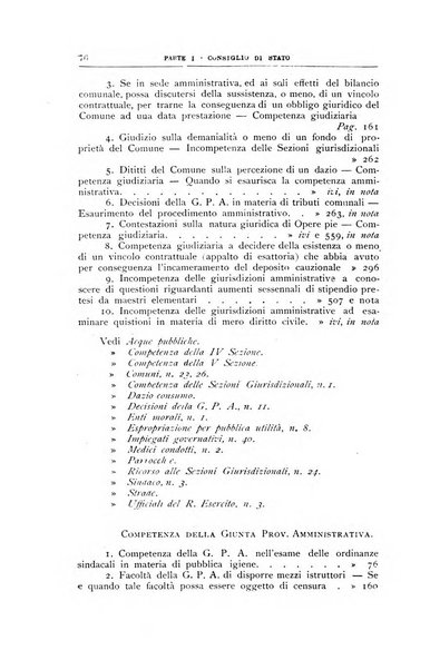 La giustizia amministrativa raccolta di decisioni e pareri del Consiglio di Stato, decisioni della Corte dei conti, sentenze della Cassazione di Roma, e decisioni delle Giunte provinciali amministrative