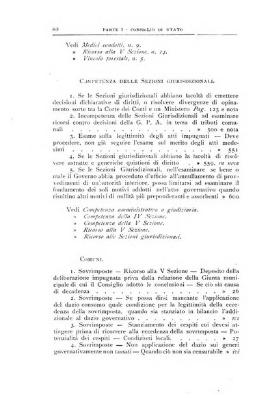 La giustizia amministrativa raccolta di decisioni e pareri del Consiglio di Stato, decisioni della Corte dei conti, sentenze della Cassazione di Roma, e decisioni delle Giunte provinciali amministrative