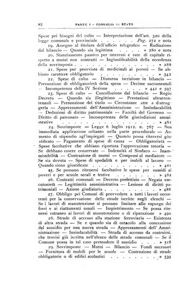 La giustizia amministrativa raccolta di decisioni e pareri del Consiglio di Stato, decisioni della Corte dei conti, sentenze della Cassazione di Roma, e decisioni delle Giunte provinciali amministrative