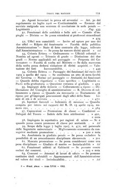 La giustizia amministrativa raccolta di decisioni e pareri del Consiglio di Stato, decisioni della Corte dei conti, sentenze della Cassazione di Roma, e decisioni delle Giunte provinciali amministrative