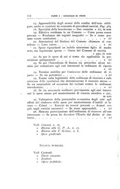 La giustizia amministrativa raccolta di decisioni e pareri del Consiglio di Stato, decisioni della Corte dei conti, sentenze della Cassazione di Roma, e decisioni delle Giunte provinciali amministrative