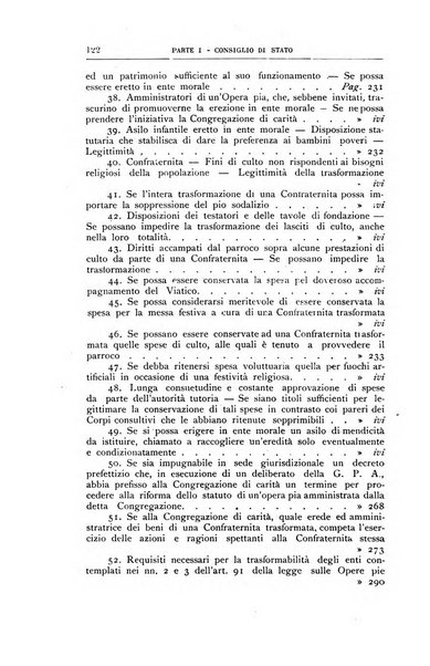 La giustizia amministrativa raccolta di decisioni e pareri del Consiglio di Stato, decisioni della Corte dei conti, sentenze della Cassazione di Roma, e decisioni delle Giunte provinciali amministrative