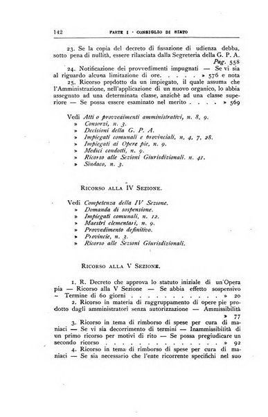 La giustizia amministrativa raccolta di decisioni e pareri del Consiglio di Stato, decisioni della Corte dei conti, sentenze della Cassazione di Roma, e decisioni delle Giunte provinciali amministrative