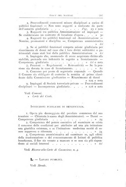 La giustizia amministrativa raccolta di decisioni e pareri del Consiglio di Stato, decisioni della Corte dei conti, sentenze della Cassazione di Roma, e decisioni delle Giunte provinciali amministrative