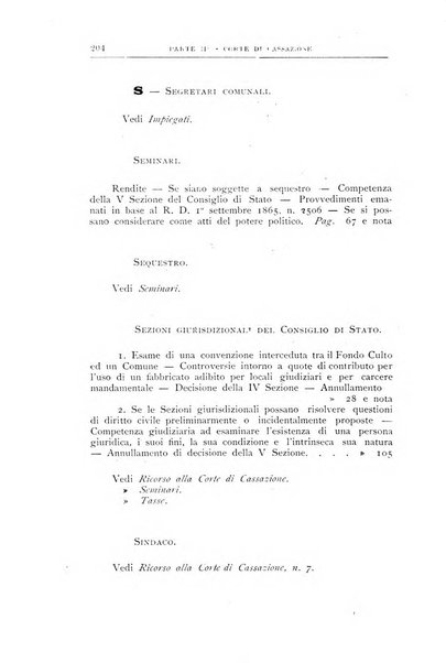 La giustizia amministrativa raccolta di decisioni e pareri del Consiglio di Stato, decisioni della Corte dei conti, sentenze della Cassazione di Roma, e decisioni delle Giunte provinciali amministrative