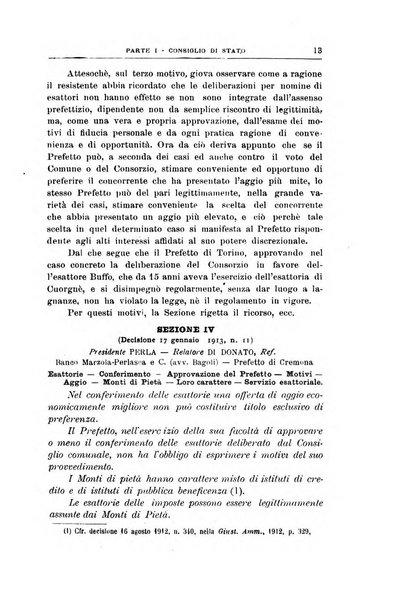 La giustizia amministrativa raccolta di decisioni e pareri del Consiglio di Stato, decisioni della Corte dei conti, sentenze della Cassazione di Roma, e decisioni delle Giunte provinciali amministrative