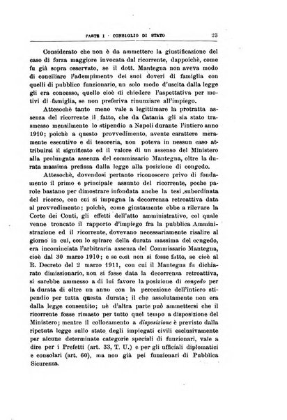 La giustizia amministrativa raccolta di decisioni e pareri del Consiglio di Stato, decisioni della Corte dei conti, sentenze della Cassazione di Roma, e decisioni delle Giunte provinciali amministrative