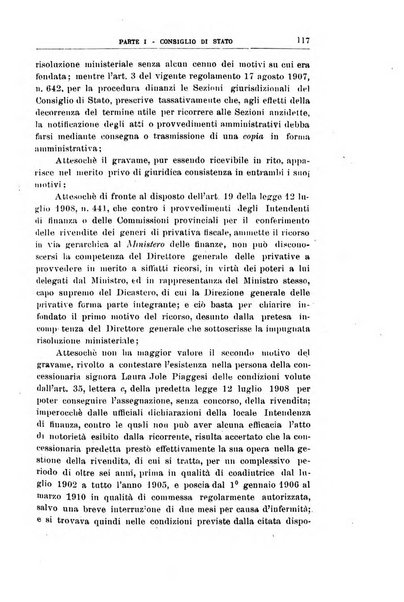 La giustizia amministrativa raccolta di decisioni e pareri del Consiglio di Stato, decisioni della Corte dei conti, sentenze della Cassazione di Roma, e decisioni delle Giunte provinciali amministrative