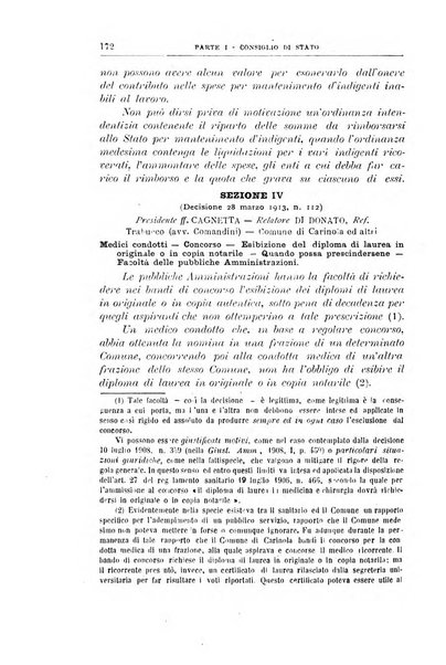 La giustizia amministrativa raccolta di decisioni e pareri del Consiglio di Stato, decisioni della Corte dei conti, sentenze della Cassazione di Roma, e decisioni delle Giunte provinciali amministrative