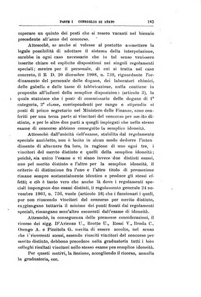 La giustizia amministrativa raccolta di decisioni e pareri del Consiglio di Stato, decisioni della Corte dei conti, sentenze della Cassazione di Roma, e decisioni delle Giunte provinciali amministrative