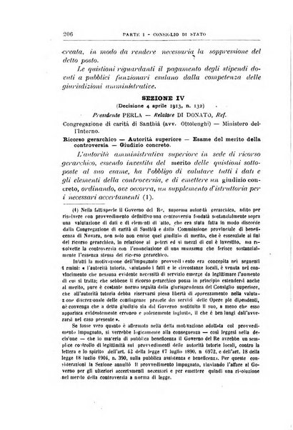 La giustizia amministrativa raccolta di decisioni e pareri del Consiglio di Stato, decisioni della Corte dei conti, sentenze della Cassazione di Roma, e decisioni delle Giunte provinciali amministrative